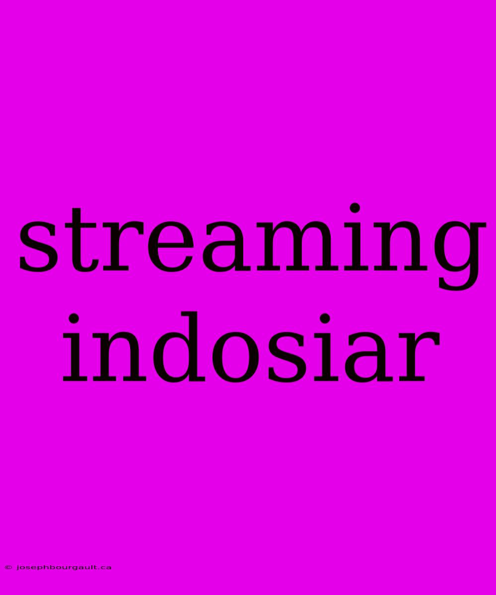 Streaming Indosiar