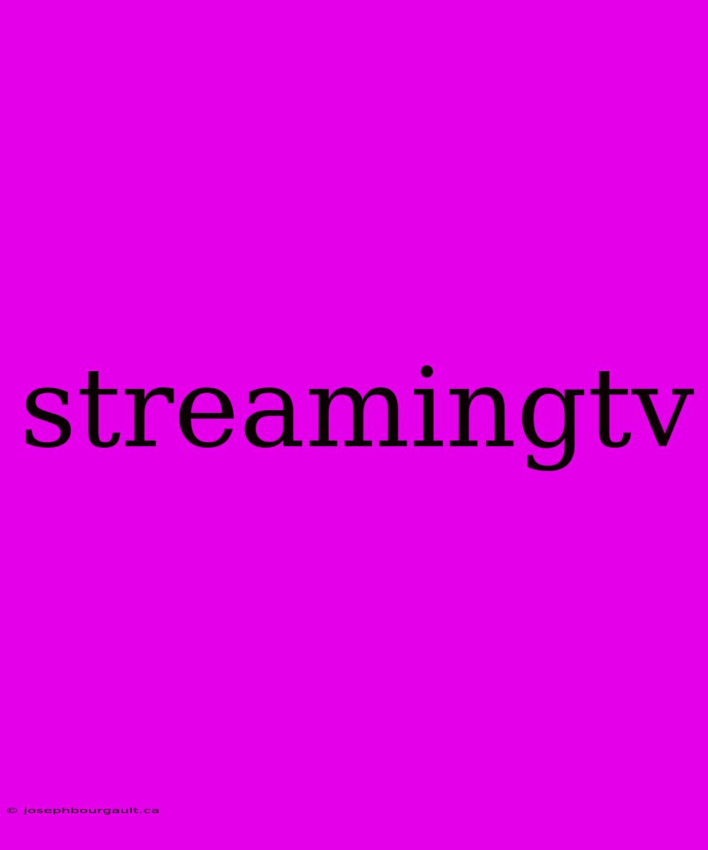 Streamingtv