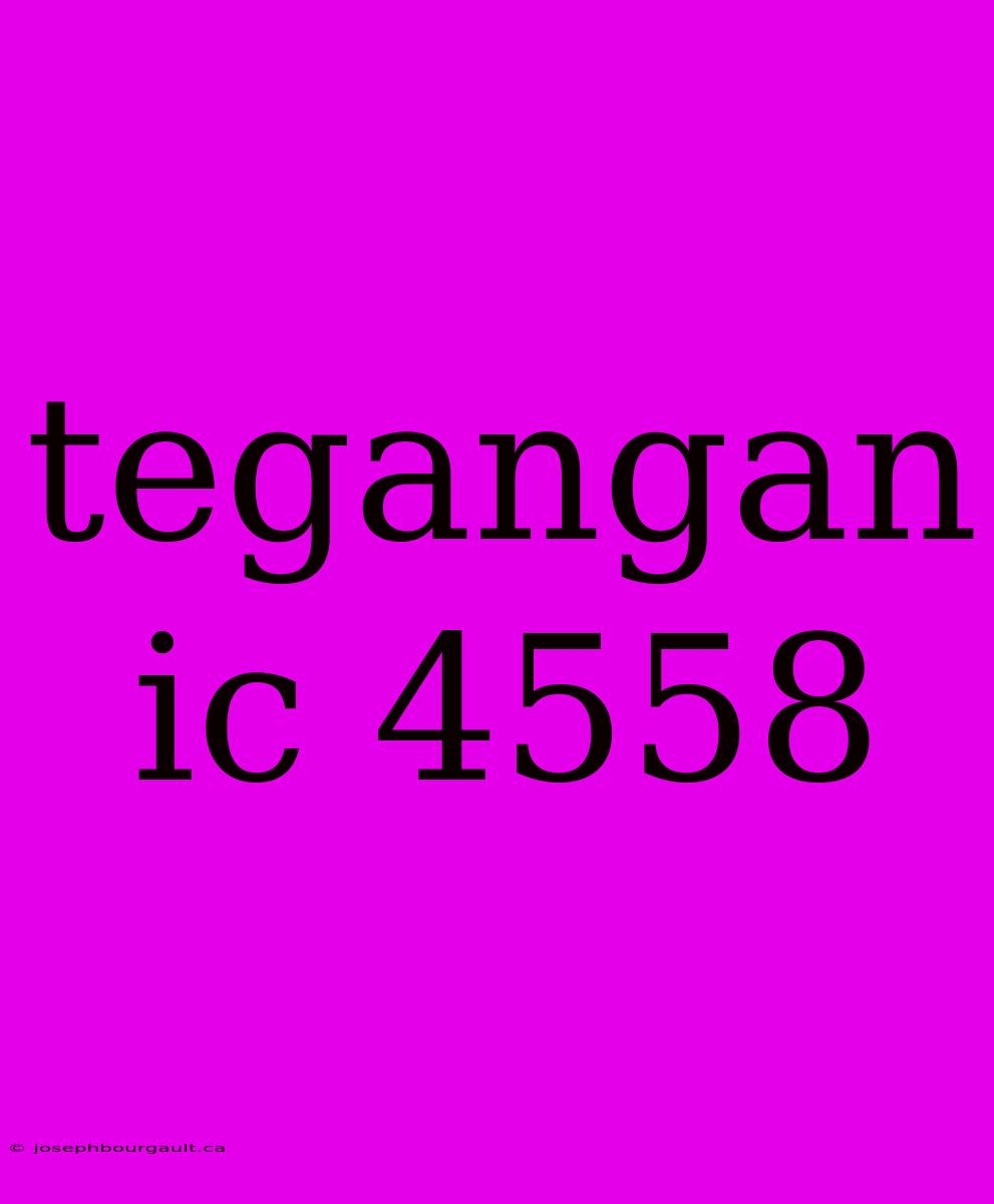 Tegangan Ic 4558