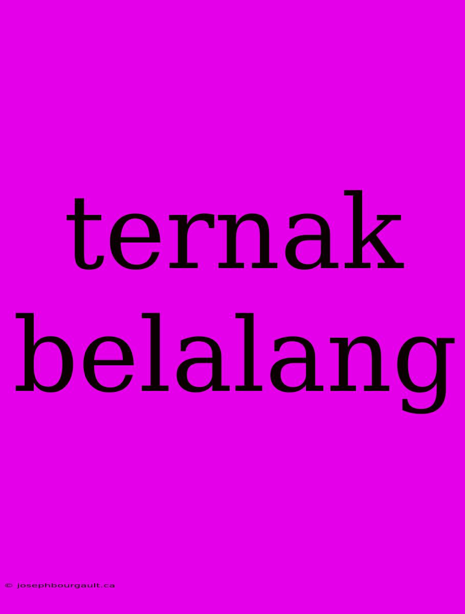 Ternak Belalang