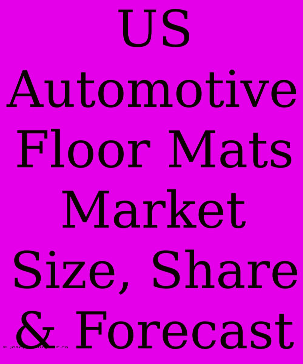 US Automotive Floor Mats Market Size, Share & Forecast