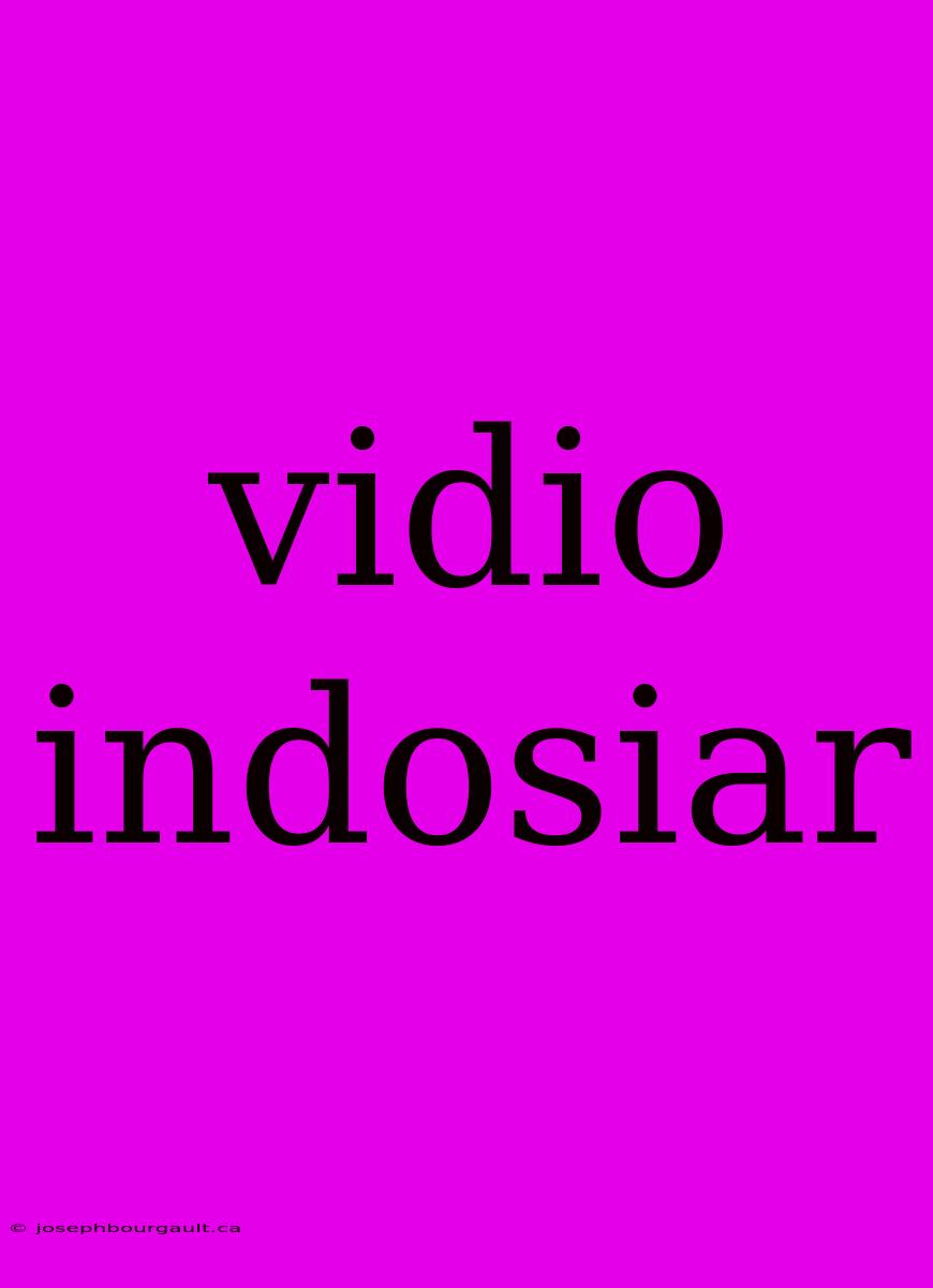 Vidio Indosiar