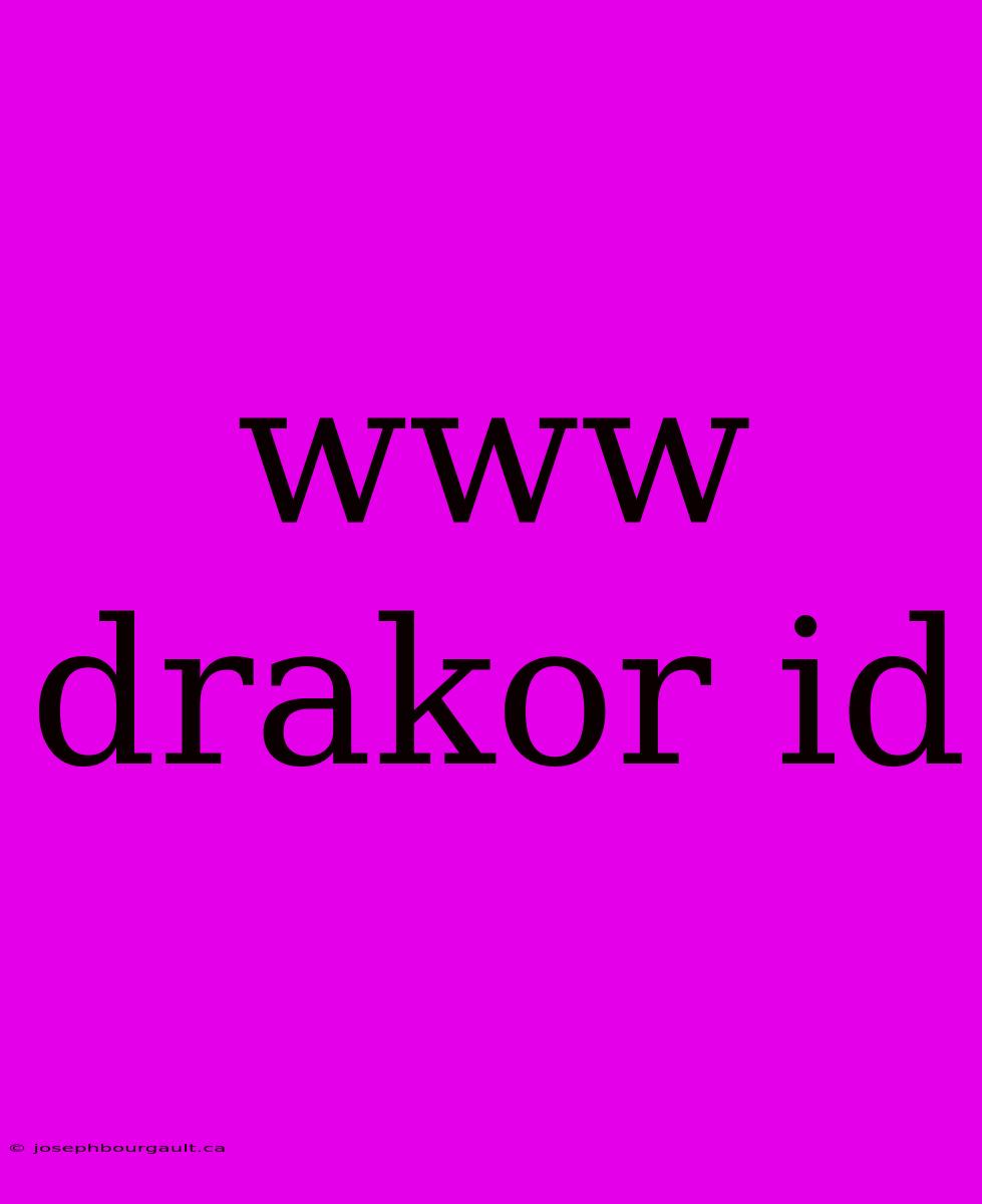 Www Drakor Id