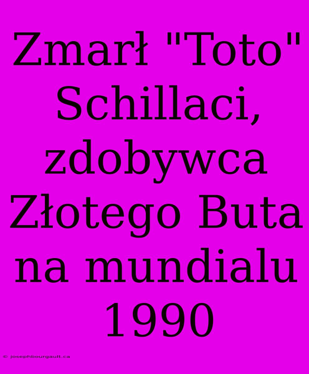 Zmarł 